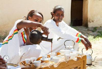 Äthiopien Rohkaffeebohnen